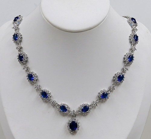 Collana oro bianco - collana, in