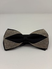 Papillon raso nero - , motivo