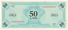 50 AM LIRE SERIE 1943 ITALIANO