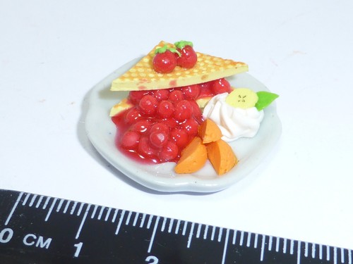 Piatto dessert scala 12 - dessert, 1:12