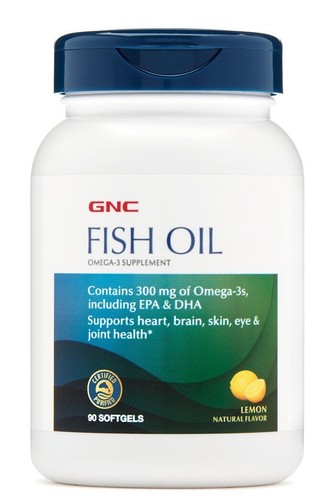 Gnc olio pesce aroma - gnc, limone