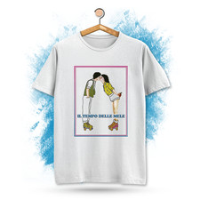 T-Shirt con stampa vintage Il