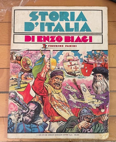 Album figurine storia italia - album,