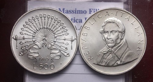 Italia 500 lire argento - nl*,