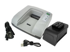 Caricabatteria 28 V grigio per