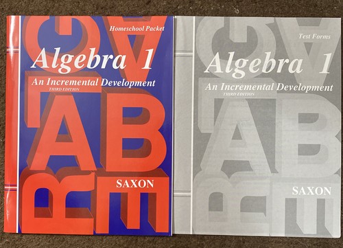 Saxon algebra - algebra, (3rd