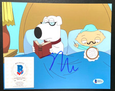 SETH MACFARLANE FIRMATO FAMILY GUY 8X10 FOTO STEWIE PETER BRIAN GRIFFIN BAS G