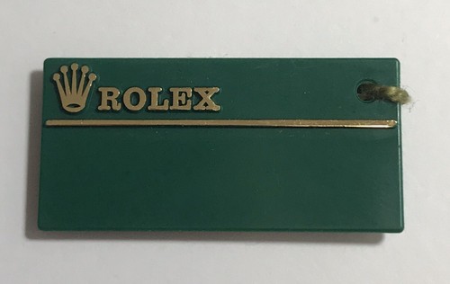 Rolex green swing hang tag - rolex,