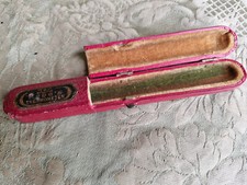 Antica custodia per termometro tedesco Uebe, vintage inizi '900