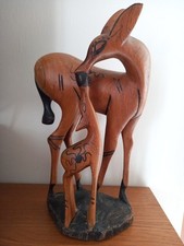 Scultura In Legno Gazzella
