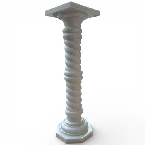 Colonna marmo bianco - colonna,