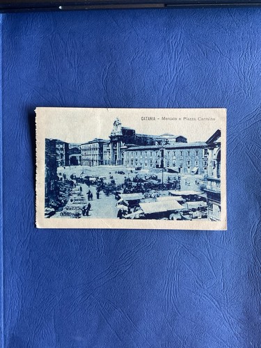 Cartolina catania mercato e - -,
