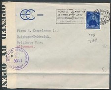 Belgien Brief 1948 Brüssel