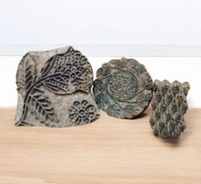 3 pezzi vecchio antico legno