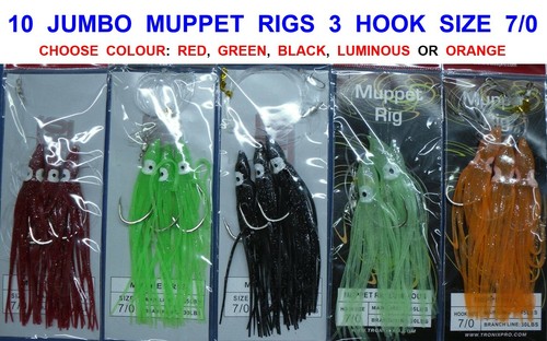 Jumbo glitter muppet - 10,