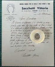 Rara Lettera Fabbrica Ferri da