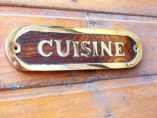 INSEGNA CUISINE LEGNO E OTTONE