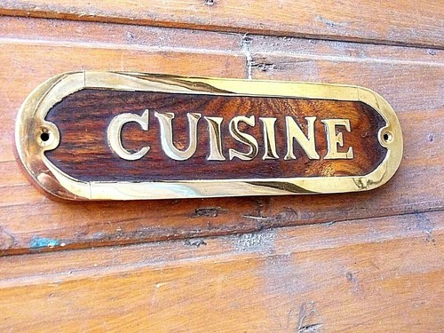 Insegna cuisine legno - insegna,