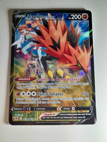 Carta pokemon zapdos galar - carta,