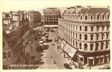 Cartolina Tram and Cars at