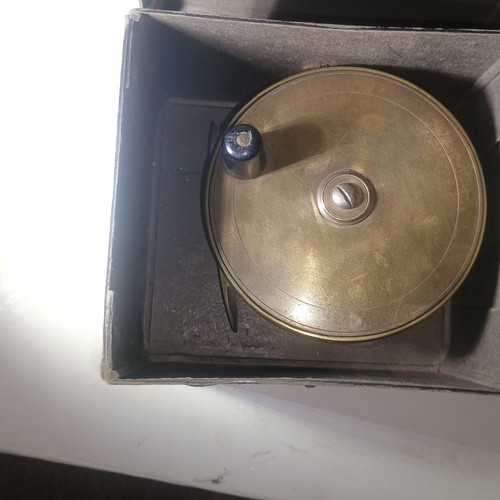 Vintage fly reel ottone - fly,