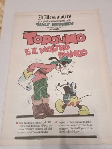 Topolino mostro bianco - topolino, e