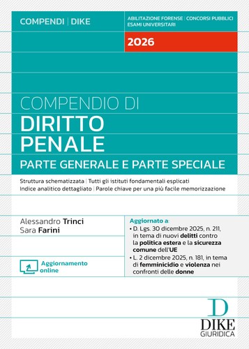 Compendio diritto penale - diritto,