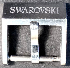 SWAROVSKI - FIBBIA PER CINTURINO -IN ACCIAIO - MM.  17,5  -ORIGINALE-USATA