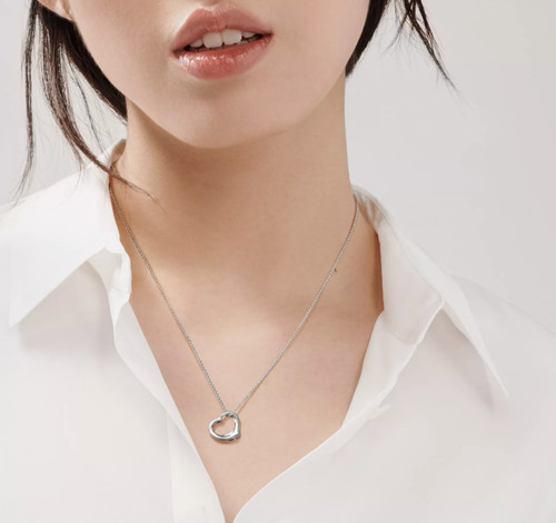 Ciondolo cuore aperto tiffany - ciondolo,