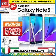 NUOVO_SMARTPHONE SAMSUNG GALAXY NOTE 5 32GB SM-N920V BIANCO SILVER GARANZIA ITA