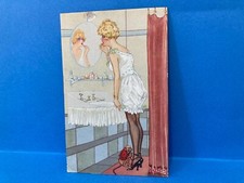 CARTOLINA EROTICA DONNA IN