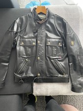 Belstaff Cougar Black pelle vintage taglia M