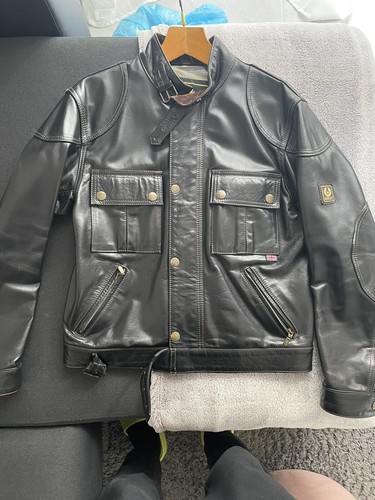 Belstaff cougar black pelle - belstaff,