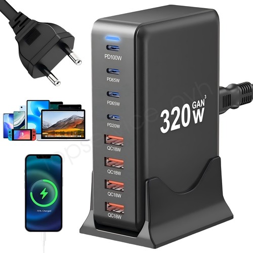 Caricatore 320w gan - caricatore,