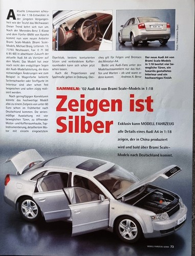 Audi di brami scale - a4, 1-18