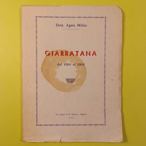 Giarratana dal 1694 - 1694, al