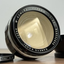 [Ecc-] Obiettivo Sankyo Kohki 28mm f3.5 W-Komura per Pentax M42 Japan G