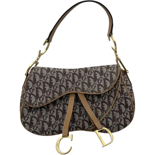 Dior saddle brown canvas - saddle,