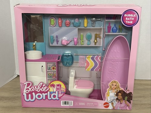 Barbie world bubble bath - barbie,