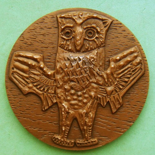 Medaglia bronzo saggezza - bronzo,