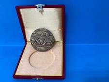 MEDAGLIA IN BRONZO SPQR VILLA BORGHESE 1903-2003 S.MARTINI CON CUSTODIA .