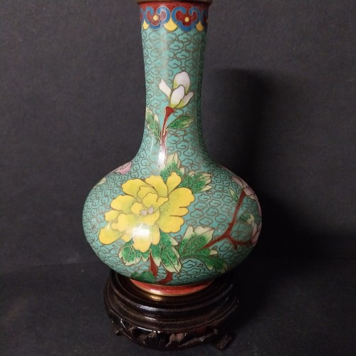 Antico vaso cloisonne meiji - cloisonne,