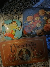 4 Scatole Vintage In Latta