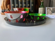 Raro set vassoio e ciotola