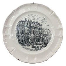 Piatto Decorativo in Ceramica Raffigurante Teatro La Scala