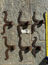 LOTTO 2 ANTICHE CERNIERE IN FERRO BATTUTO EPOCA 1700