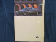 BMW e36 SERIE 728i,735i,740i,750iL, 725 tds DEPLIANT originale introvabile