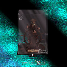 TECA IN PLEXIGLASS ACRILICO-SHOWCASE- HOT TOYS-DOLL 1/6-JACK SPARROW-DX 06-