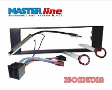 MASCHERINA RADIO UN DIN PER AUDI A3 2003 A 2012 + CONNETTORI E CHIAVETTE RADIO