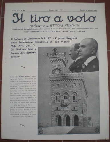 Rivista tiro volo 1937 - rivista, a